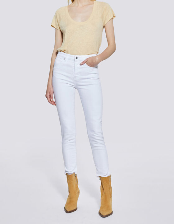 HOLSEN SHORT SLEEVE SCOOP NECK T SHIRT